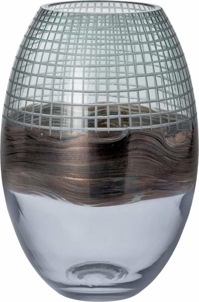 Vaas Fin 25cm - grijs