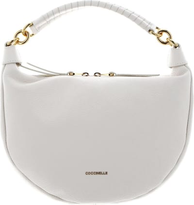 COCCINELLE Leren Handtas Lea Shoulder Bag Coconut Milk Crème