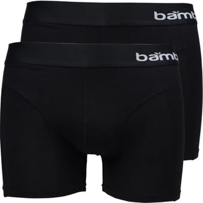 Bamboo Boxershort Heren Zwart 2-Pack - Maat XL