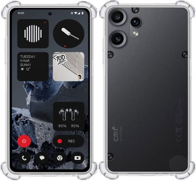 TechNow Hoesje geschikt voor CMF Phone 2 Pro Hoesje Screenprotector - Extreme Shock Case – Case Transparant
