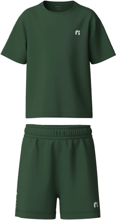 NAME IT - NKNDEMU SS NREG SHORTS SET - Unisex - Bermuda shorts