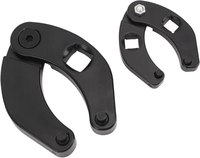 Verstelbare Moersleutel - Wartelmoer Gereedschap - Hydrauliek Onderhoud - Brede Toepassing - 2-6 Inch - Zwart