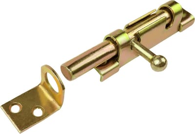 Veiligheidsgrendel 70 x 16 mm - Staal Verzinkt Voor Deur en Kastbeveiliging voor Thuis en Garage
