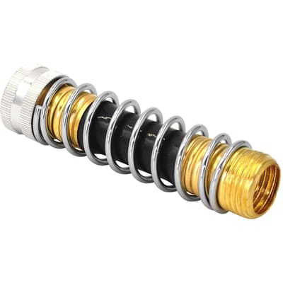 Tuinslang verlengadapter met spiraalveer 3/4 inch waterslang knikbeschermer voor gazon