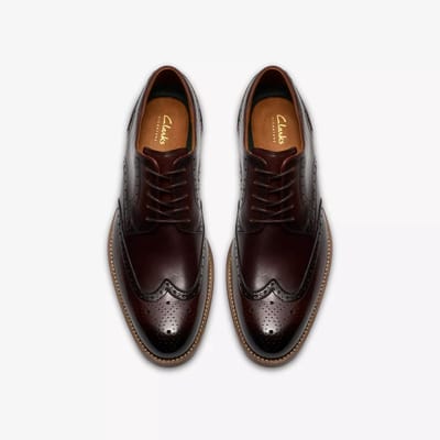 Clarks Veterschoen Bruin - Maat 7,5 - 41,5