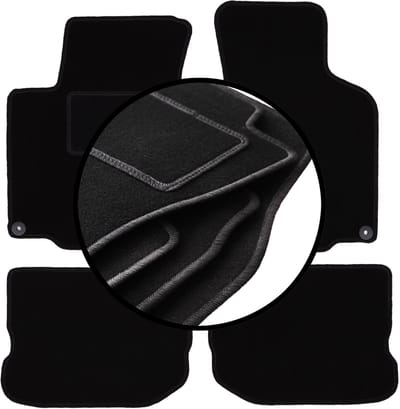 Complete set veloursmatten voor: Volkswagen Bora variant, stationwagen, sedan (1997-2005)
