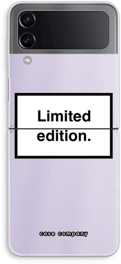 Case Company® - Hoesje geschikt voor Samsung Galaxy Z Flip4 hoesje - Limited edition - Soft Cover Telefoonhoesje - Bescherming aan alle Kanten en Schermrand
