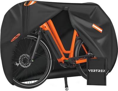 Vertrex Universele Fietshoes - Ultra Sterk & Waterdicht Oxford - Geschikt voor 1 tot 2 Fietsen - Inclusief Opbergtas