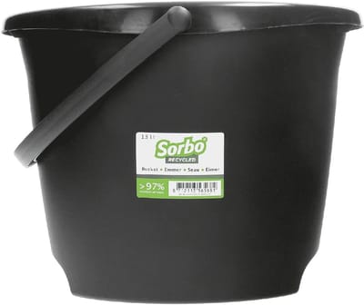 Duurzame Emmer 13 Liter Gemaakt van Gerecycled Materiaal met Comfortabel Handvat