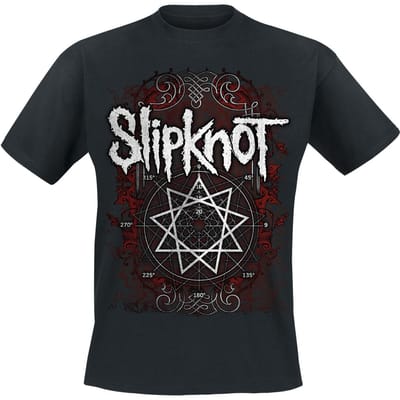 Slipknot T-shirt - Framed Flourishes - S tot XXL - voor Mannen - zwart