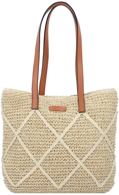 Roeckl Sansibar Shopper Tas 40 cm - 3 L - natur