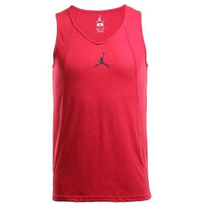 Débardeur de Basketball Jordan à Séchage Rapide Homme Hauts Rouge 789481-687 L red