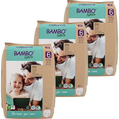 Bambo Nature Luier Maat 6 Voordeelverpakking 60 luiers