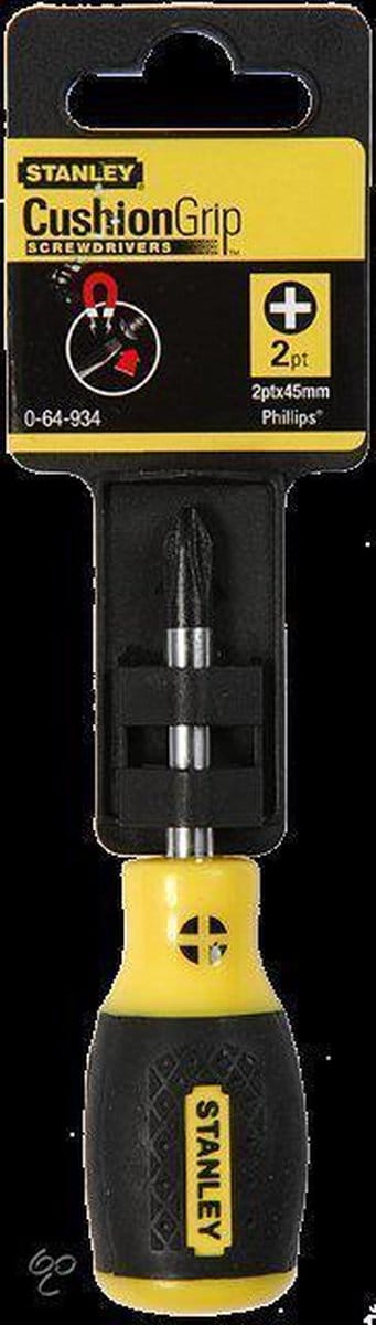 Stanley Cushiongrip Schroevendraaier Phillips PH2 X 45mm