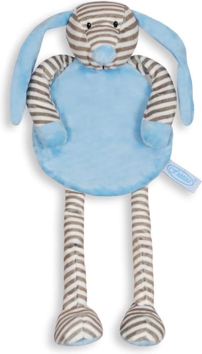 Tutpop hond blauw gestreept