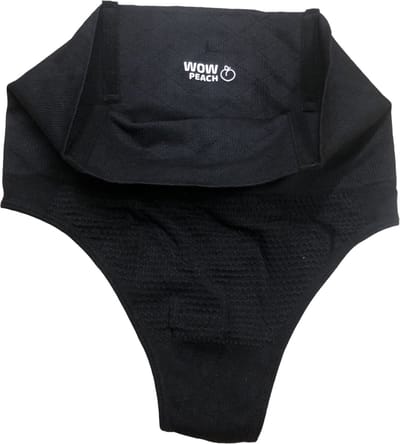 Wow Peach String Shaper Zwart Maat L | Thong Shaper | Corrigerend string |Onzichtbare string | String met hoge taille |Shape wear |High waist string |Dames |Correctie ondergoed|Naadloos string |seamless thong |Afslank