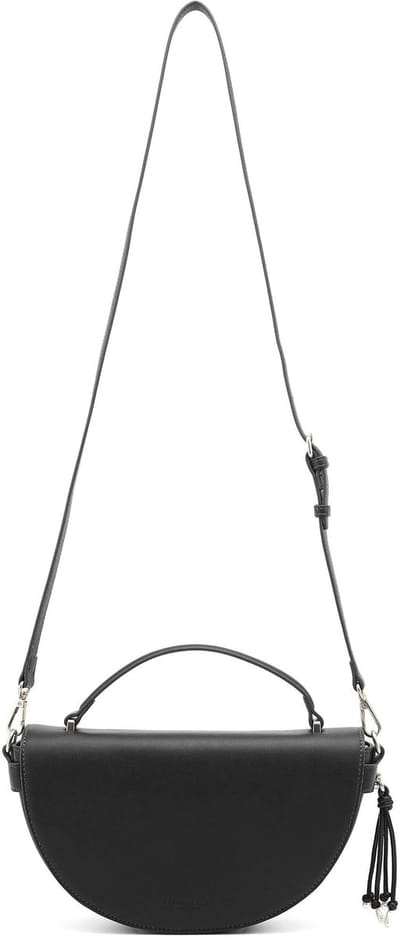SEIDENFELT MANUFAKTUR schoudertas Sandve Saddle Bag Black zwart