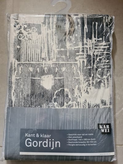 Karwei Kant & klaar Gordijn - 140x280cm - Plooiband