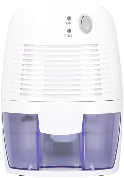 QTTVBTNA -luchtontvochtiger- dehumidifier-Draagbare Mini Luchtontvochtiger – Stil & Energiezuinig, met Automatische Uitschakeling en 500ml Watertank voor Slaapkamer of Badkamer (5–10㎡)