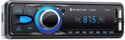 MP3 Speler Auto - Muziek Speler - Handsfree Bellen - Bluetooth 5.0 Connectie - 21 x 14 x 4.6 cm