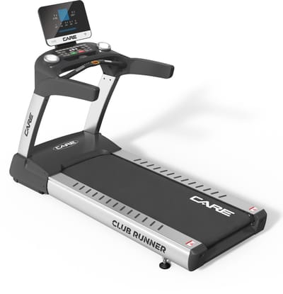 CARE CLUB RUNNER LED - Professionele loopband - Maximale snelheid 25 km/u - 36 programma’s - Gemotoriseerde helling tot max. 17% - Voor gebruik in de sportschool of thuis
