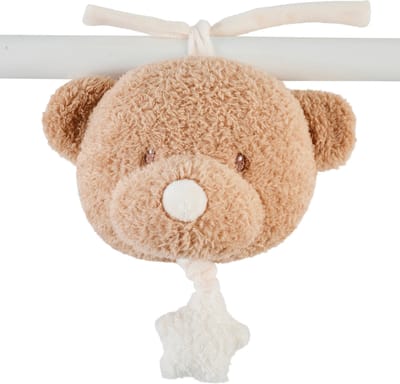 Nattou TEDDY Muziek Knuffel - Beer - 16 cm - Karamel