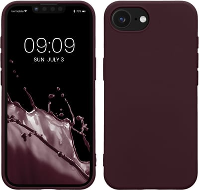 kwmobile telefoonhoesje geschikt voor Apple iPhone 17e / iPhone 16e - Hoesje voor smartphone - Back cover in bordeaux-violet