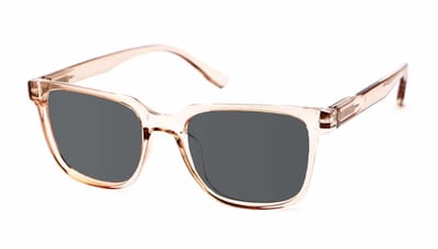 Vista Bonita CUBO – Zonneleesbril UV400 – Sterkte +0.50 – Kleur Soft Skin – Unisex model - Lichtgewicht montuur – Rechthoekige pasvorm – Flexveren - Inclusief etui en doekje