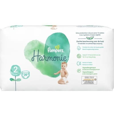 Pampers Harmonie T2 4-8kg 39 luiers