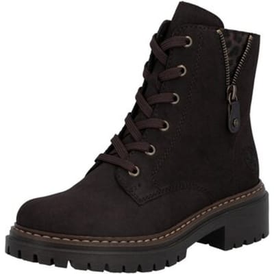 Rieker Veterboots - Dames - Bruin - Maat:36