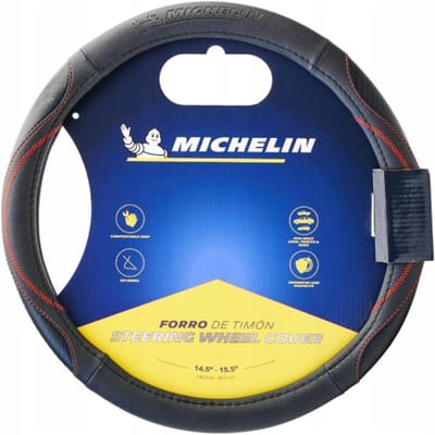 Michelin Housse de Volant Noire Coutures Rouges 36,8-39,4cm