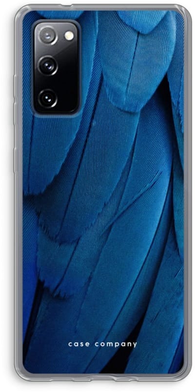 Hoesje geschikt voor Samsung Galaxy S20 FE / S20 FE 5G hoesje - Pauw - Soft Cover Telefoonhoesje - Bescherming aan alle Kanten en Schermrand