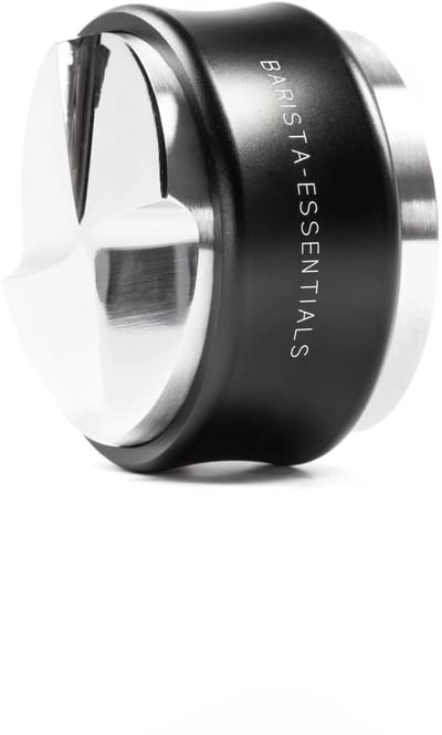Tamper & Verdeler Combinatie – 58mm – QuickMill - Zwart - Koffie Tamper – Koffieverdeler - Espresso Tamper - Koffie Distributeur - Koffie Stamper - Espresso Verdeler - Quick Mill – Espressomachine - Barista Essentials