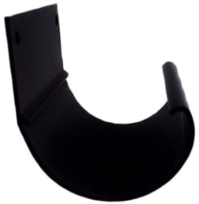 Renoplast® R50 aluminium gootverbinder | 8 cm Zwart | Dakgoten Regengoot Dakafvoer Randprofielen van plaatstaal | Tuinhuisje Carport Terras Balkon plug-in kanaa