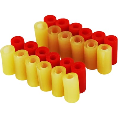 12 stuks Binnendiameter 3 mm Natuurrubberen Buisjes voor Gitaar Pickups Accessoires