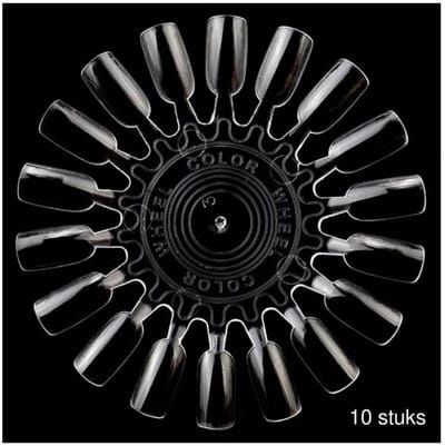Goodbitz® - Nageldisplay - 10 stuks - Nagelwiel - Nagellak kleuren waaier - Nagelpalet - Nagel display - Nagellak waaier - Nagel waaier - Nagel wiel - Nagel display waaier - Nagellak organizer - Nagelwaaier - Nail art display - Color pops