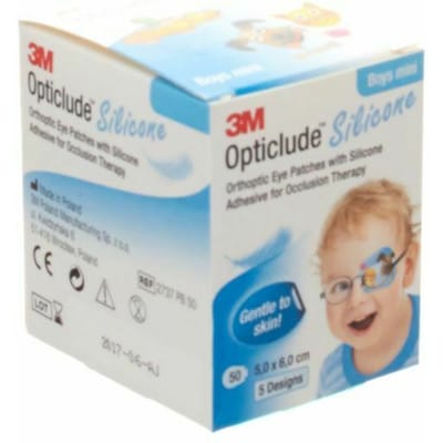 Opticlude 3m Silicone Eye Patch Boy Mini 50