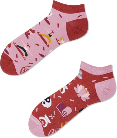 Many Mornings unisex enkelsokken - Namaste Low - Unisex - Maat: 43 - 46