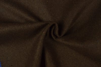 10 meter wol stof op rol - Bruin - 78% Polyester / 22% Wol