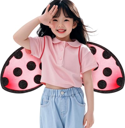 Delicate Lieveheersbeestje Vleugels Accessoires voor Feestjes, Cosplay en Kostuums voor Vrouwen