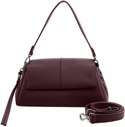 FREDsBRUDER schoudertas My Bestie East-West Crossbag Dark Red wijnrood