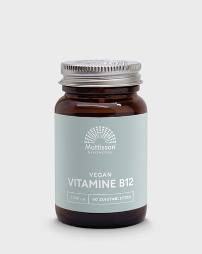 Mattisson - Vitamine B12 - 5000 mcg - Methylcobalamine - 60 Zuigtabletten