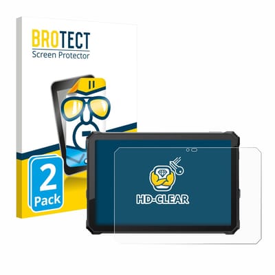 BROTECT - Screenprotector voor Blackview Active 12 Pro - Folie Beschermfolie transparant 2 Stuks