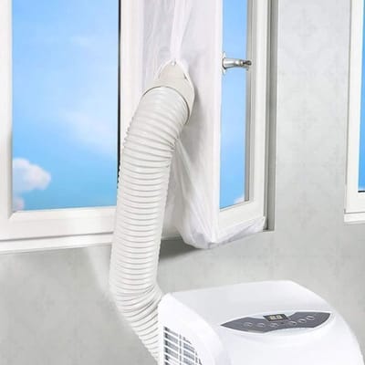 Raamafdichtingsstrip - 4 meter textiel, Geschikt voor mobiele telefoons en alle airconditioningunits.