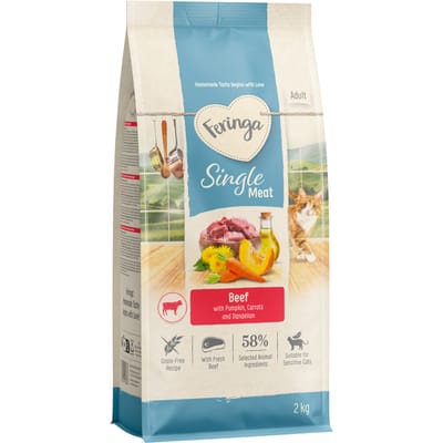 Feringa Adult Enkelvoudig Vlees Rundvlees (Klassiek Vlees Rundvlees) - Nieuw Recept 2 kg