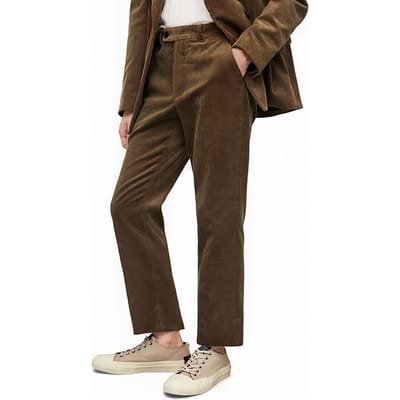 AllSaints Busco Trouser Worn Brown Size: W28 | Suit Pants Outlet | Heren | Bruin