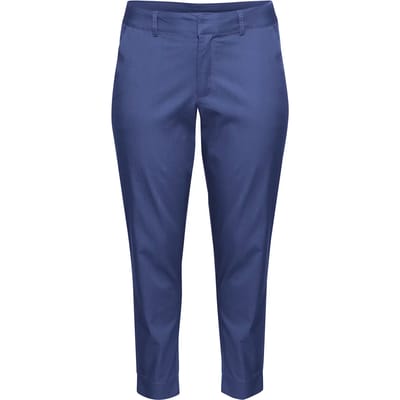 Damesbroek 7/8 chino KAFFE Curve Leana