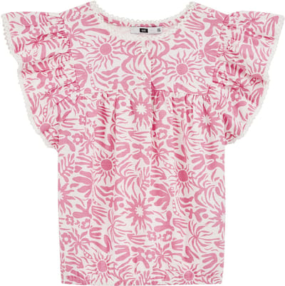WE Fashion Meisjes blouse met ruches