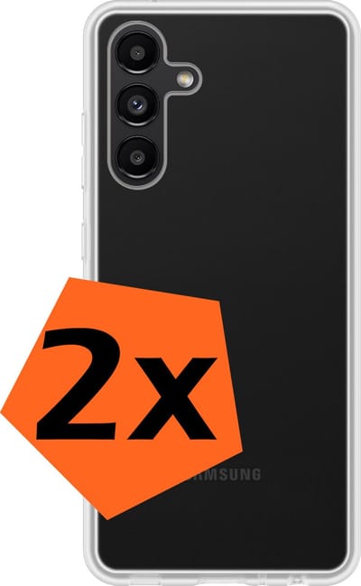 Hoes - 2 Stuks - Geschikt voor Samsung Galaxy A13 5G - Sterk & Shockproof - Case Siliconen - Back Cover - Telefoon Hoes - Transparant