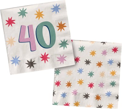 Folat - Servetten - Starburst 40 (20 stuks) - 33 x 33 cm